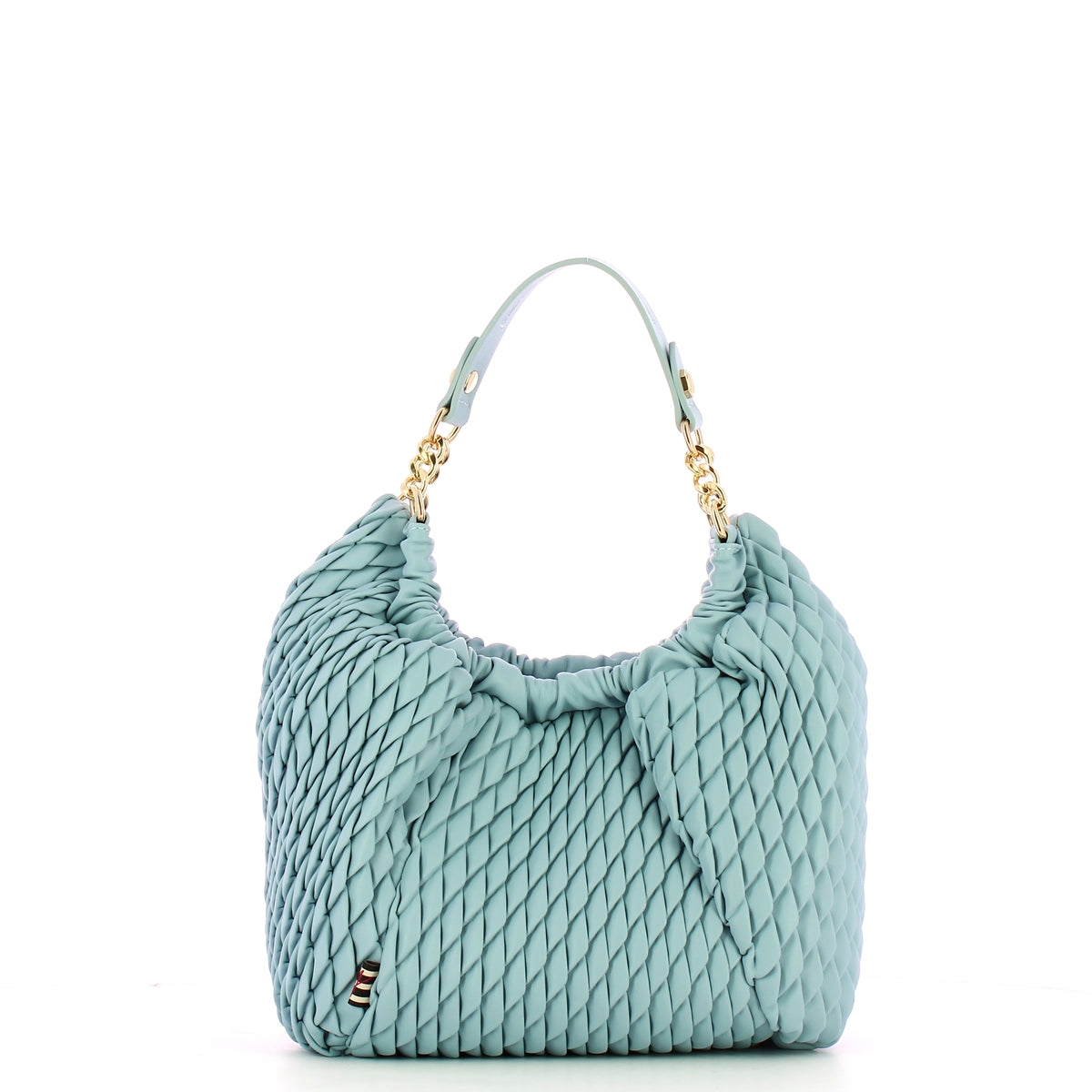 Manila Grace - Hobo bag Small Tulip Polvere - B273EU - POLVERE