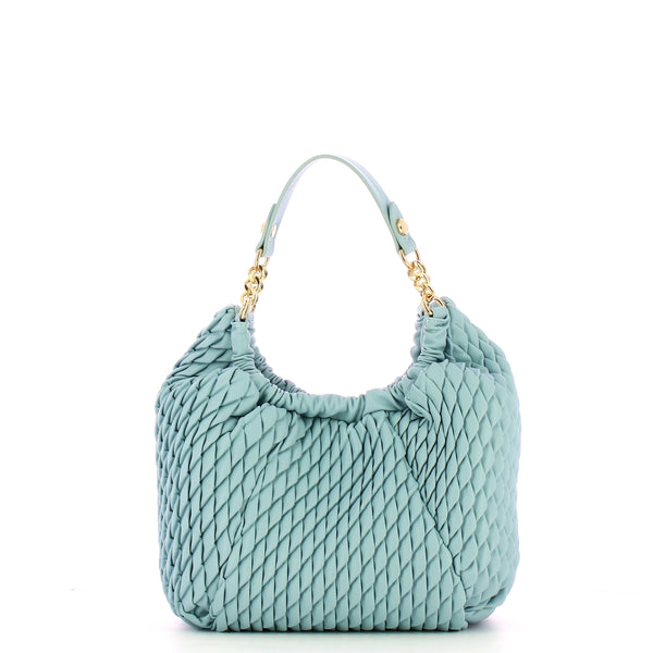 Manila Grace - Hobo bag Small Tulip Polvere - B273EU - POLVERE