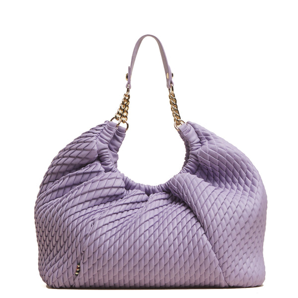 Manila Grace - Borsa a spalla Tulip Big Lavanda - B274EU - LAVANDA