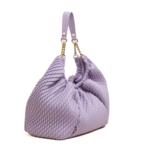 Manila Grace - Borsa a spalla Tulip Big Lavanda - B274EU - LAVANDA