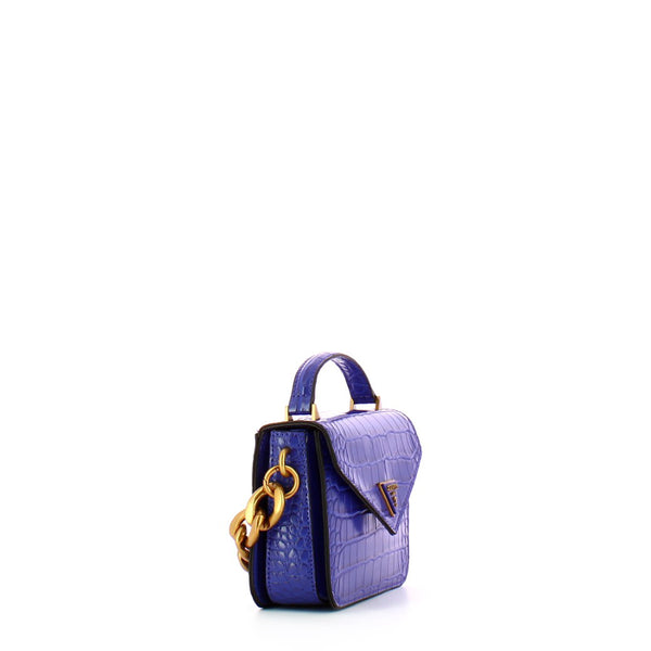 Guess - Micro Borsa a mano Retour stampa cocco Violet - HWCC8664780 - VIOLET