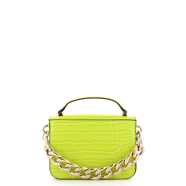 Guess - Micro Borsa a mano Retour stampa cocco Lime - HWCG8664780 - LIME