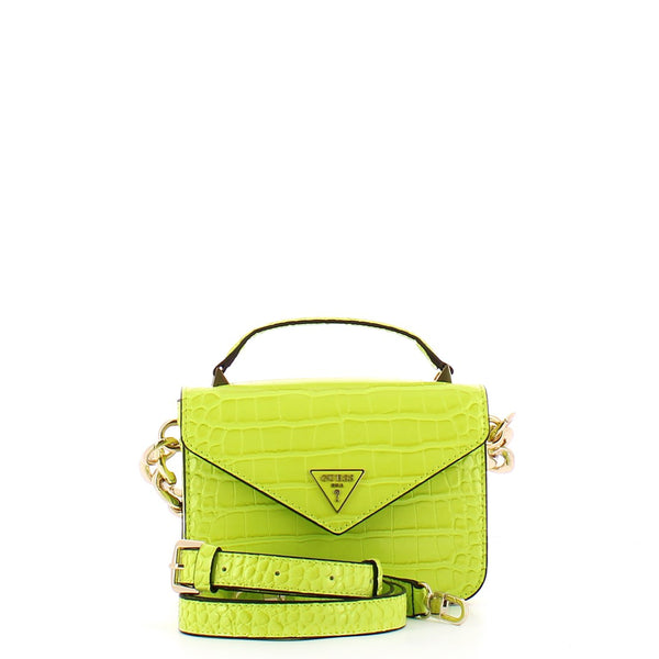 Guess - Micro Borsa a mano Retour stampa cocco Lime - HWCG8664780 - LIME