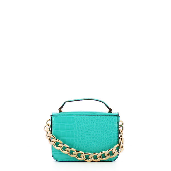 Guess - Micro Borsa a mano Retour stampa cocco Turquoise - HWCG8664780 - TURQ