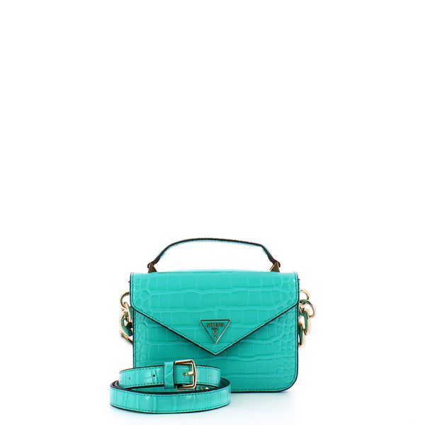 Guess - Micro Borsa a mano Retour stampa cocco Turquoise - HWCG8664780 - TURQ