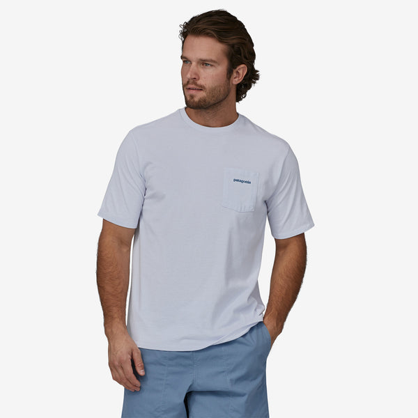 Patagonia - T-Shirt Boardshirt Logo Pocket Responsibili-Tee® White - 37655 - WHITE
