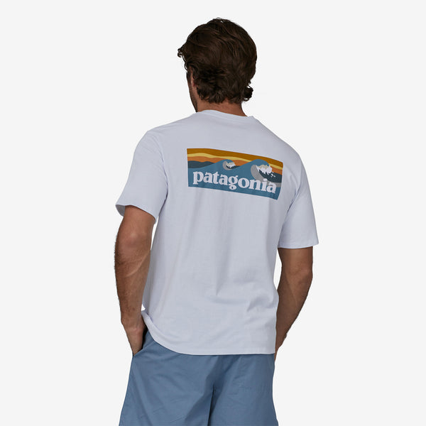 Patagonia - T-Shirt Boardshirt Logo Pocket Responsibili-Tee® White - 37655 - WHITE
