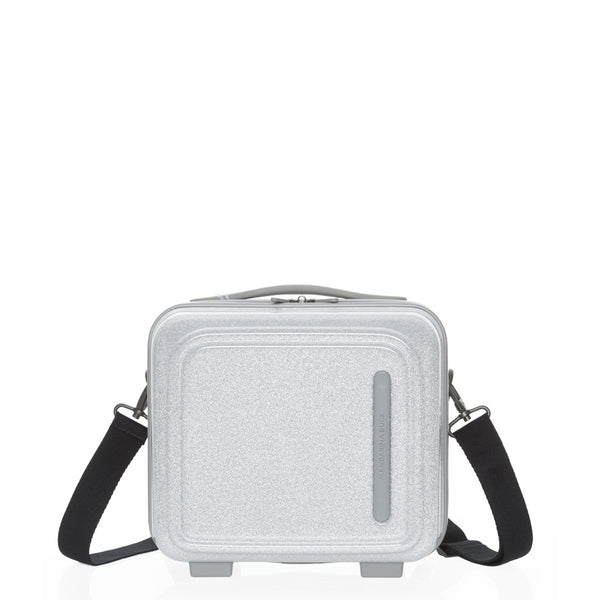 Mandarina Duck - Beauty Case LOGODUCK + Glitter Silver | Italystation.com Shop Now at italystation.com