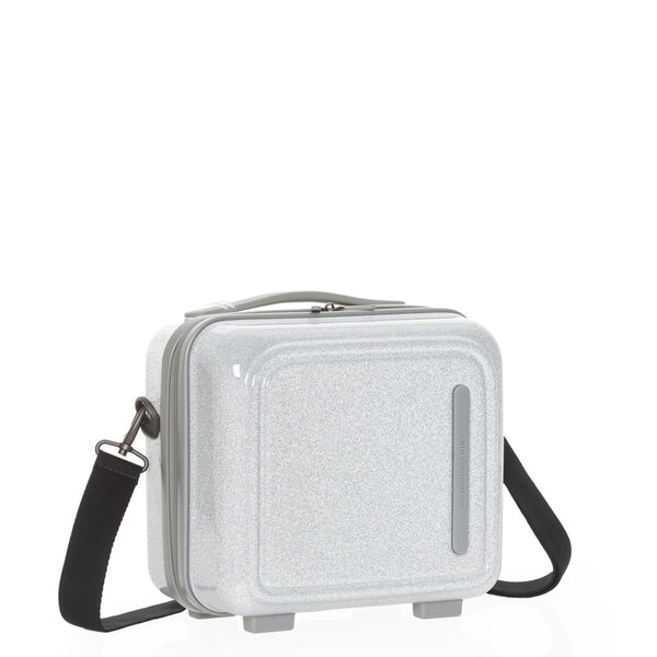 Mandarina Duck - Beauty Case LOGODUCK + Glitter Silver | Italystation.com Shop Now at italystation.com