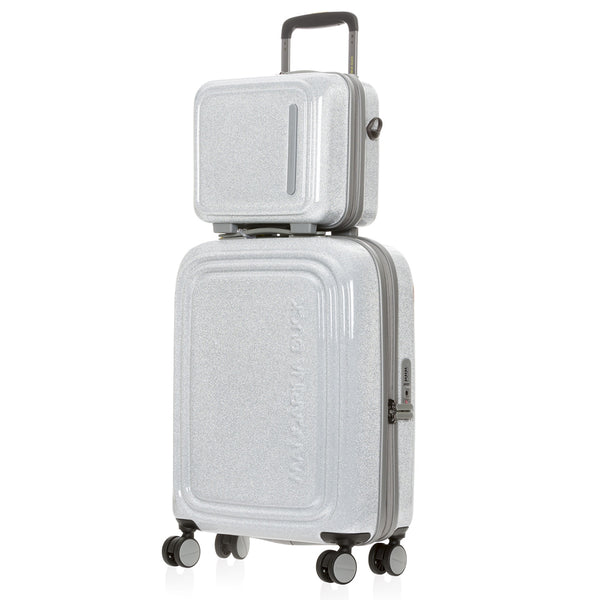 Mandarina Duck - Beauty Case LOGODUCK + Glitter Silver | Italystation.com Shop Now at italystation.com