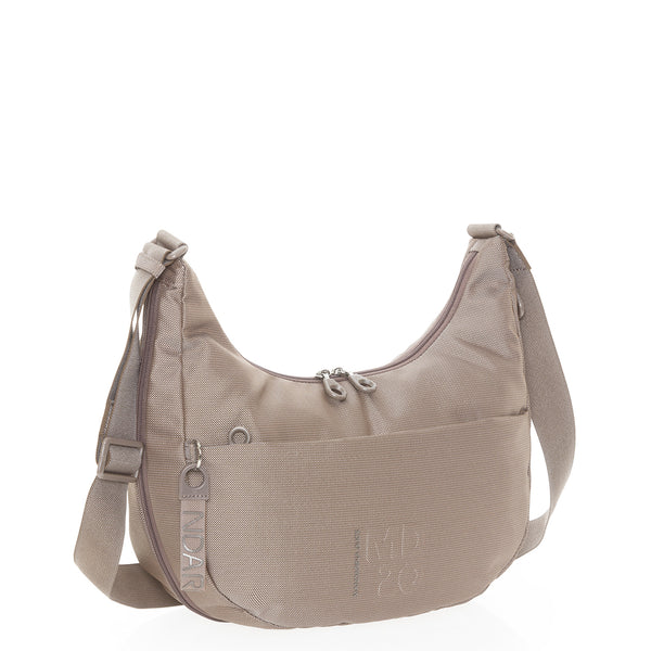 Mandarina Duck - Borsa a tracolla espandibile MD20 Taupe - P10QMT27 - TAUPE