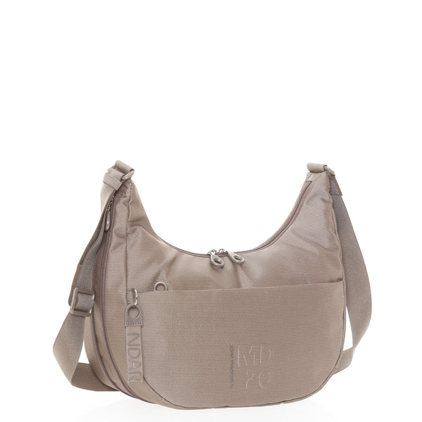 Mandarina Duck - Borsa a tracolla espandibile MD20 Taupe - P10QMT27 - TAUPE