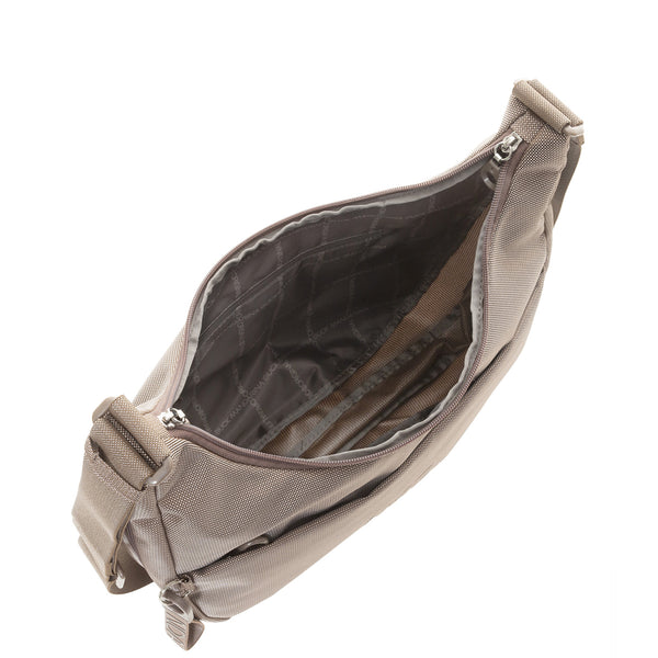 Mandarina Duck - Borsa a tracolla espandibile MD20 Taupe - P10QMT27 - TAUPE