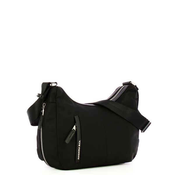 Mandarina Duck - Borsa a tracolla Espandibile Hunter Black - P10VCT36 - BLACK