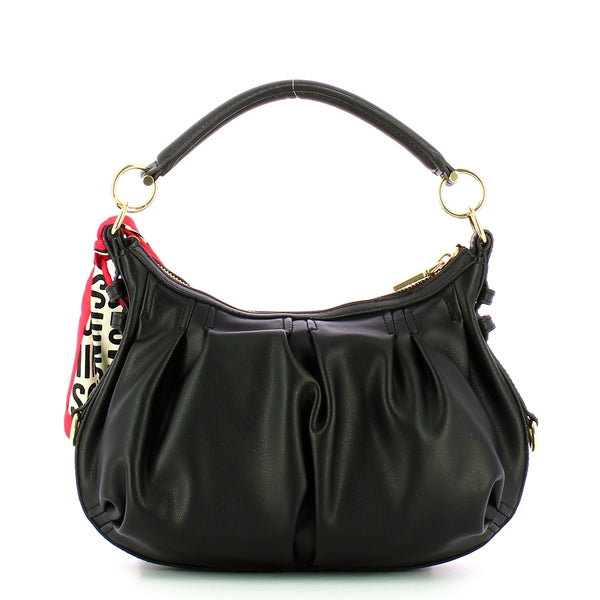 Love Moschino - Borsa a mano con foulard City Bag Nero - JC4041PP1G - NERO