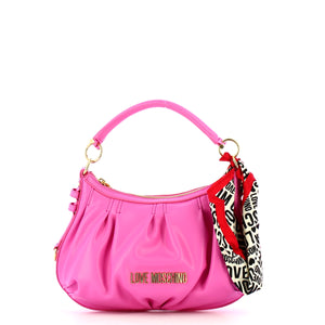 Love Moschino - Borsa a mano con foulard City Bag Pink - JC4041PP1G - PINK