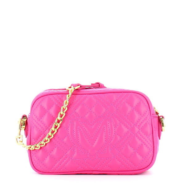 Love Moschino - Camera Bag Shiny Quilted Fuxia - JC4017PP1G - FUXIA