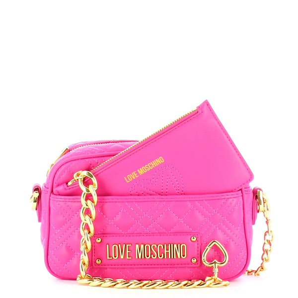 Love Moschino - Camera Bag Shiny Quilted Fuxia - JC4017PP1G - FUXIA