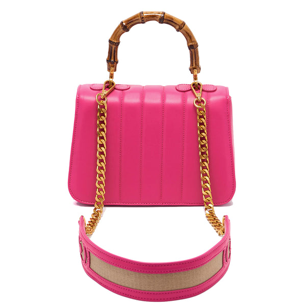 La Carrie - Borsa a mano Touchy Fuxia - 131P-GA-230-LEA - FUXIA