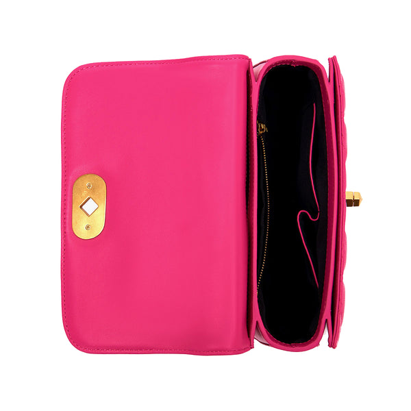 La Carrie - Borsa a mano Touchy Fuxia - 131P-GA-230-LEA - FUXIA