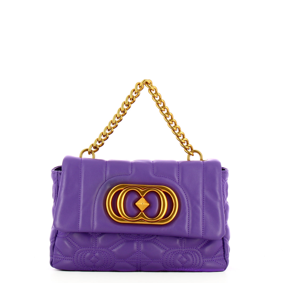 La Carrie - Borsa a spalla Touchy Violet - 131P-BA-205-LEA - VIOLET