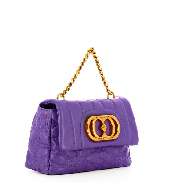 La Carrie - Borsa a spalla Touchy Violet - 131P-BA-205-LEA - VIOLET