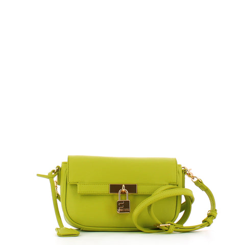Fracomina - borsa a tracolla con lucchetto lime - fa23sb3017 | Italystation.com - Shop Now at italystation.com