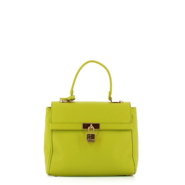 Fracomina - Borsa a mano Kelly Lime - FA23SB1001P411S6 - LIME