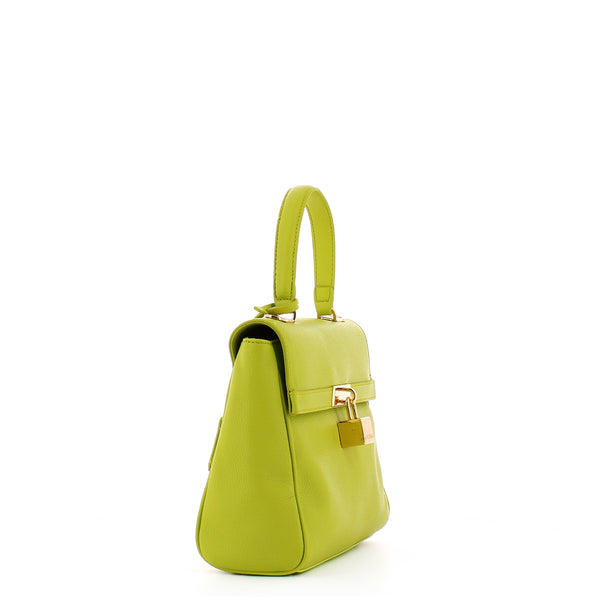 Fracomina - Borsa a mano Kelly Lime - FA23SB1001P411S6 - LIME