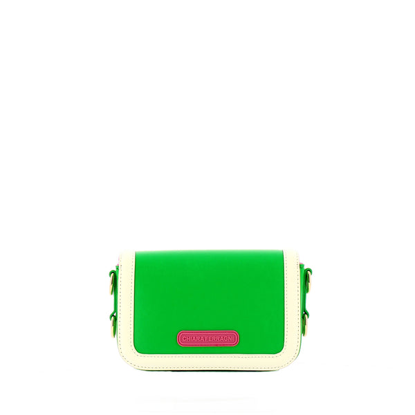 Chiara Ferragni - Borsa Eyelike Small Bicolor Bright Green - 74SB4BA2ZS729 - BRIGHT/GREEN