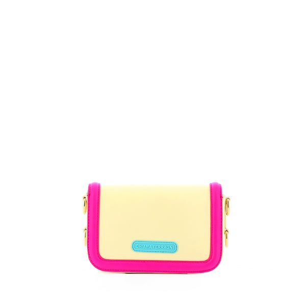 Chiara Ferragni - Borsa Eyelike Small Bicolor Wax Yellow - 74SB4BA2ZS729 - WAX/YELLOW