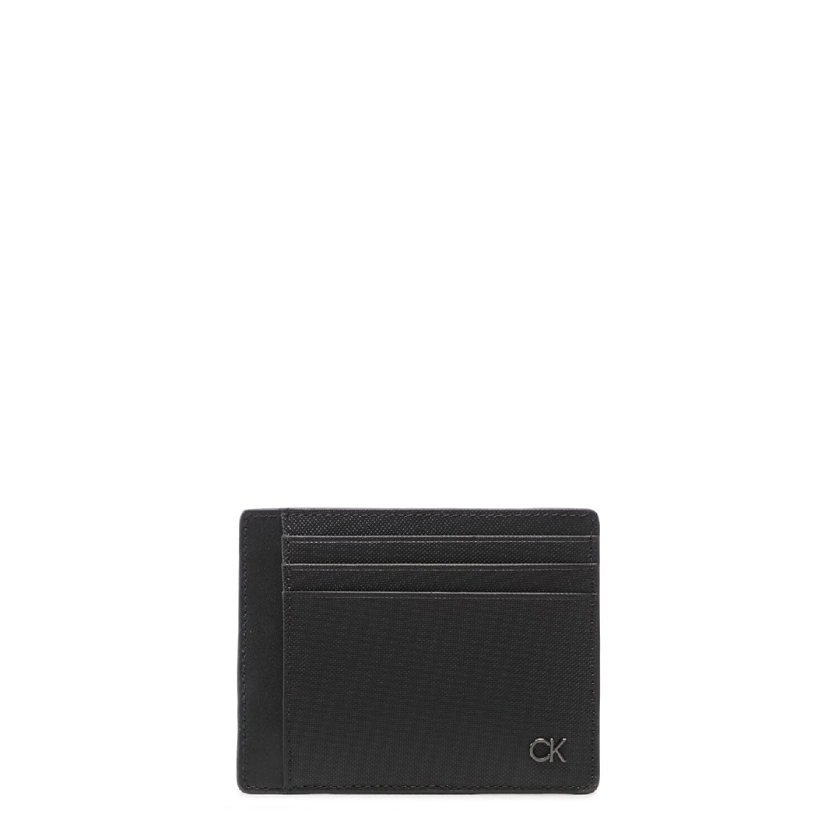 Calvin Klein - Porta Carte di Credito CK Clean CK Black - K50K510299 - CK/BLACK