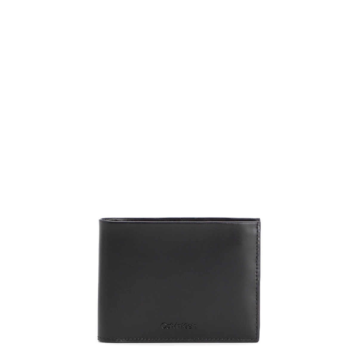 Calvin Klein - Portafoglio RFID CK Median a tre ante in pelle CK Black - K50K510301 - CK/BLACK