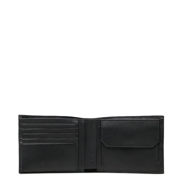 Calvin Klein - Portafoglio RFID Duo Stitch in pelle CK Black - K50K510322 - CK/BLACK