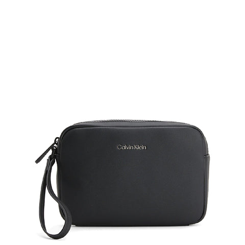 Calvin Klein - Beauty Case CK Must Pique in materiale riciclato CK Black - K50K510513 - CK/BLACK