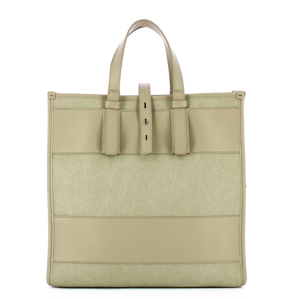 Iuntoo - Shopper Grande Essenziale Beige Beige - 125001 - BEIGE-BEIGE