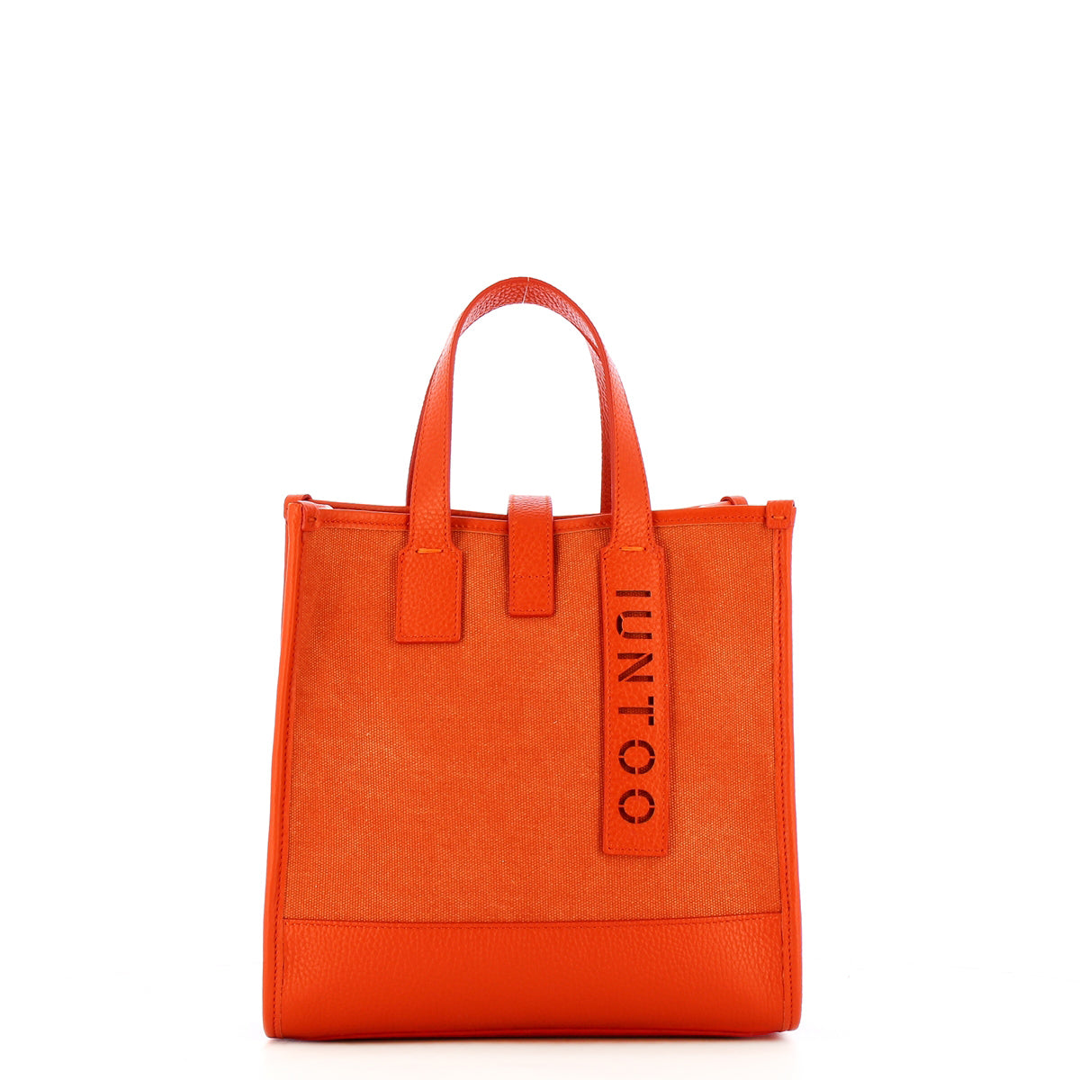 Iuntoo - shopper piccola essenziale arancio arancio - 125003 -  | Italystation.com - Shop Now at italystation.com