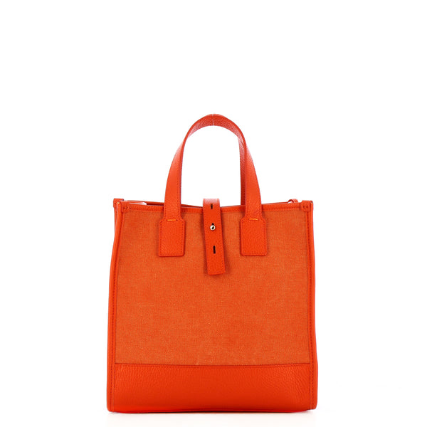 Iuntoo - shopper piccola essenziale arancio arancio - 125003 -  | Italystation.com - Shop Now at italystation.com