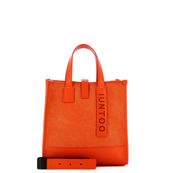 Iuntoo - shopper piccola essenziale arancio arancio - 125003 -  | Italystation.com - Shop Now at italystation.com
