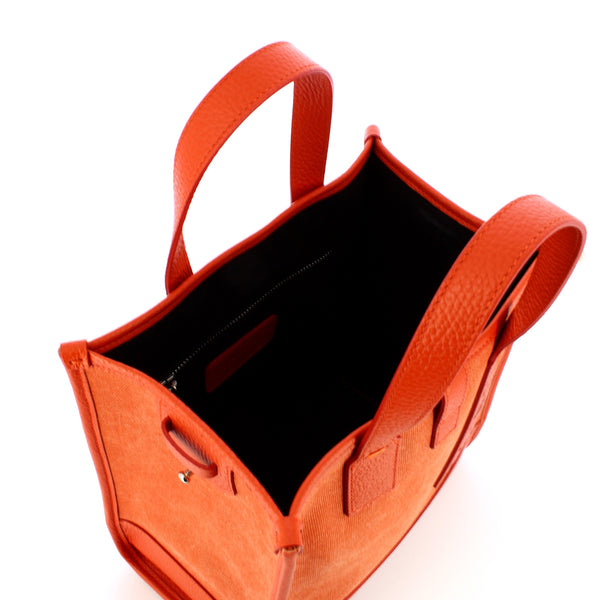 Iuntoo - shopper piccola essenziale arancio arancio - 125003 -  | Italystation.com - Shop Now at italystation.com