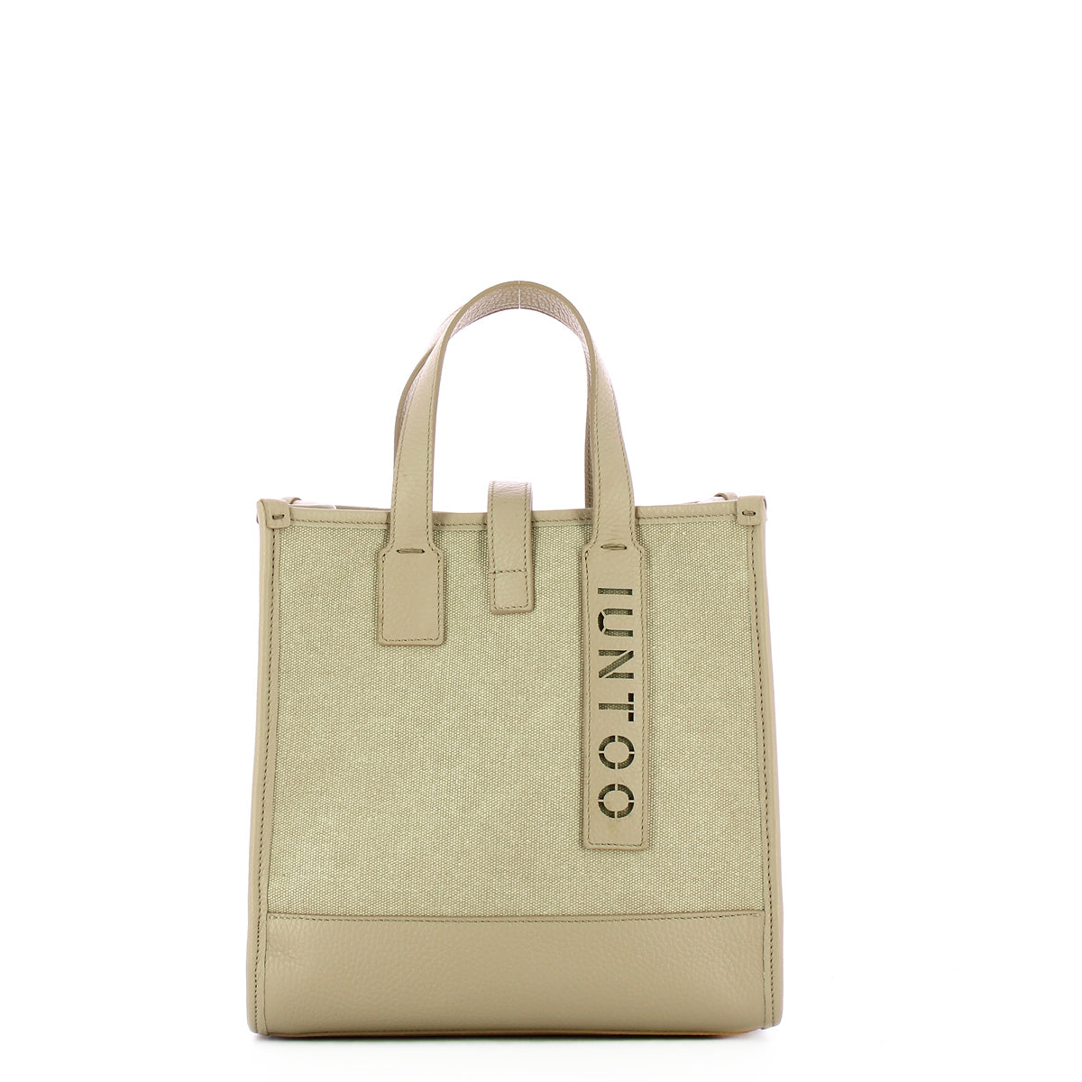 Iuntoo - Shopper Piccola Essenziale Beige Beige - 125003 - BEIGE-BEIGE