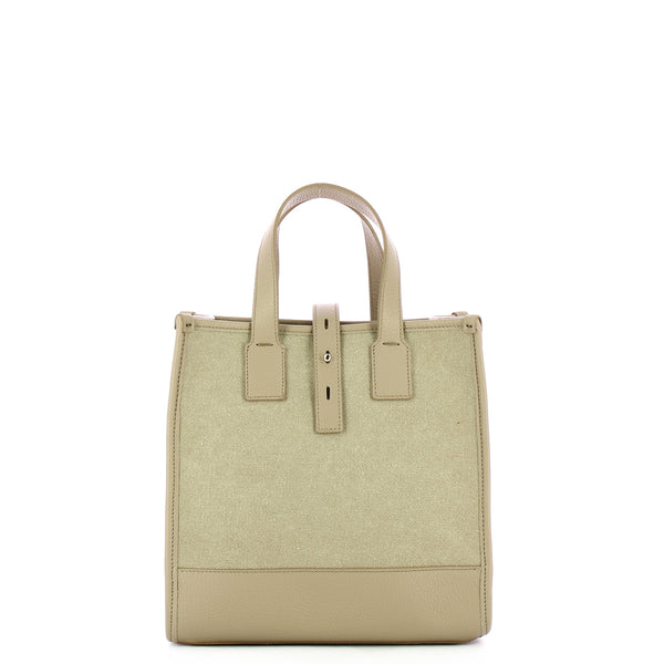 Iuntoo - Shopper Piccola Essenziale Beige Beige - 125003 - BEIGE-BEIGE