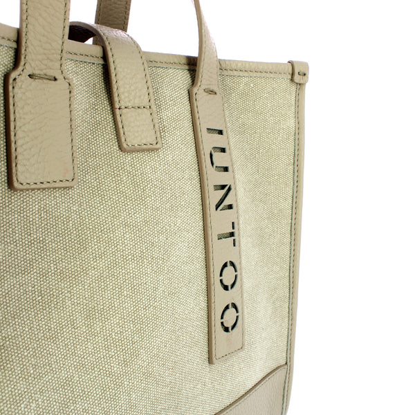 Iuntoo - Shopper Piccola Essenziale Beige Beige - 125003 - BEIGE-BEIGE