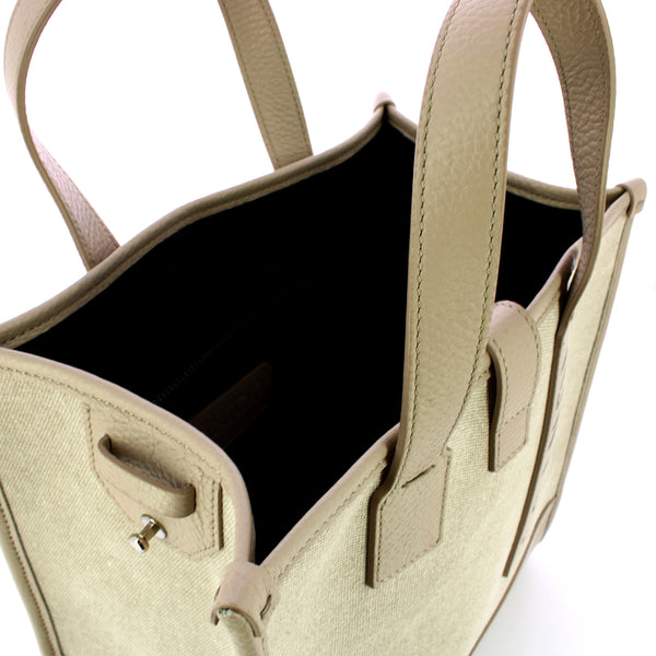 Iuntoo - Shopper Piccola Essenziale Beige Beige - 125003 - BEIGE-BEIGE