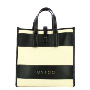 Iuntoo - Shopper Grande Essenziale Nero Naturale - 125011 - NERO-NATURALE