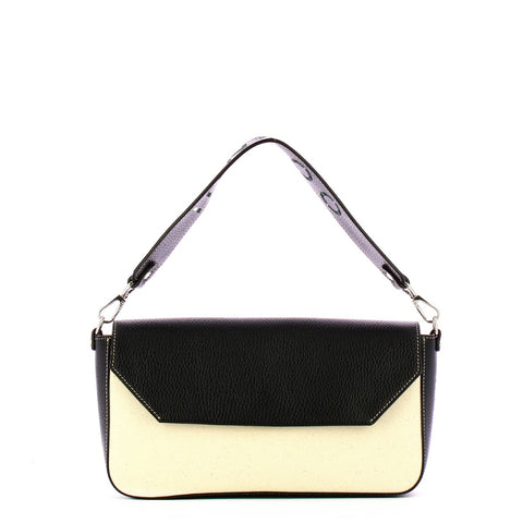 Iuntoo - sottospalla grande essenziale nero naturale - 126001 - | Italystation.com - Shop Now at italystation.com