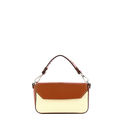 Iuntoo - mini borsa a mano essenziale cuoio naturale - 126003 - | Italystation.com - Shop Now at italystation.com