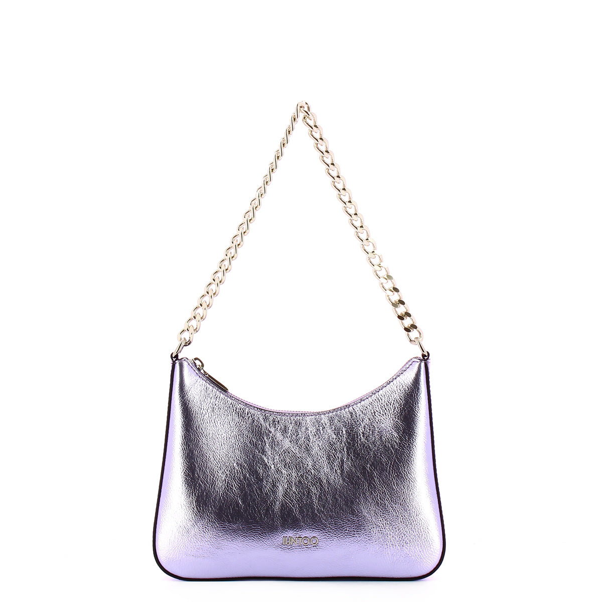 Iuntoo - borsa a spalla media eleganza metallic orchidea - 1680 | Italystation.com - Shop Now at italystation.com