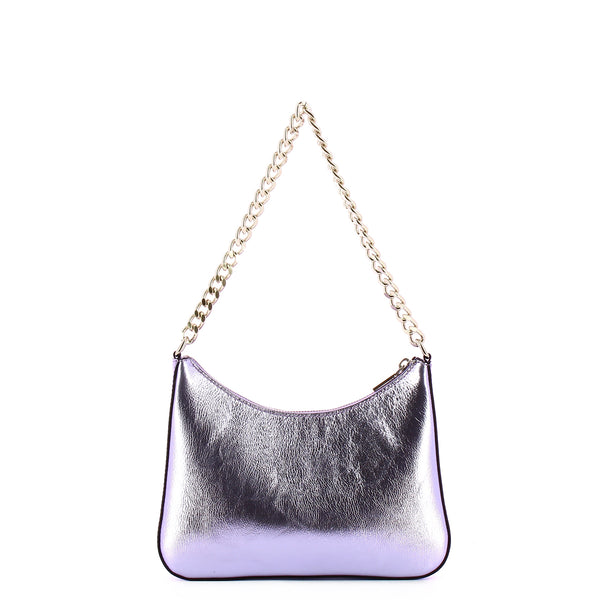 Iuntoo - borsa a spalla media eleganza metallic orchidea - 1680 | Italystation.com - Shop Now at italystation.com