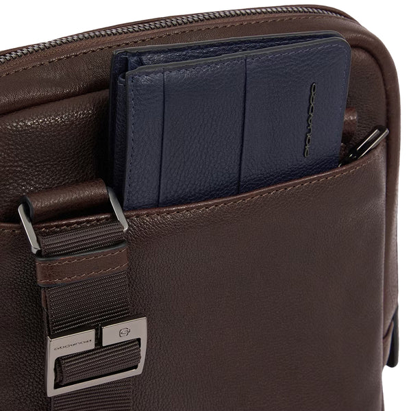 Piquadro - Paavo Crossbody bag with iPad��mini sleeve and RFID - CA3084S122 - NERO